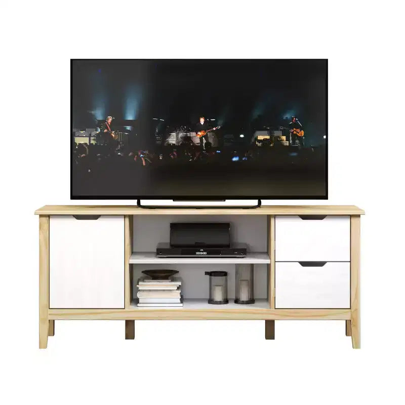 Console média en bois