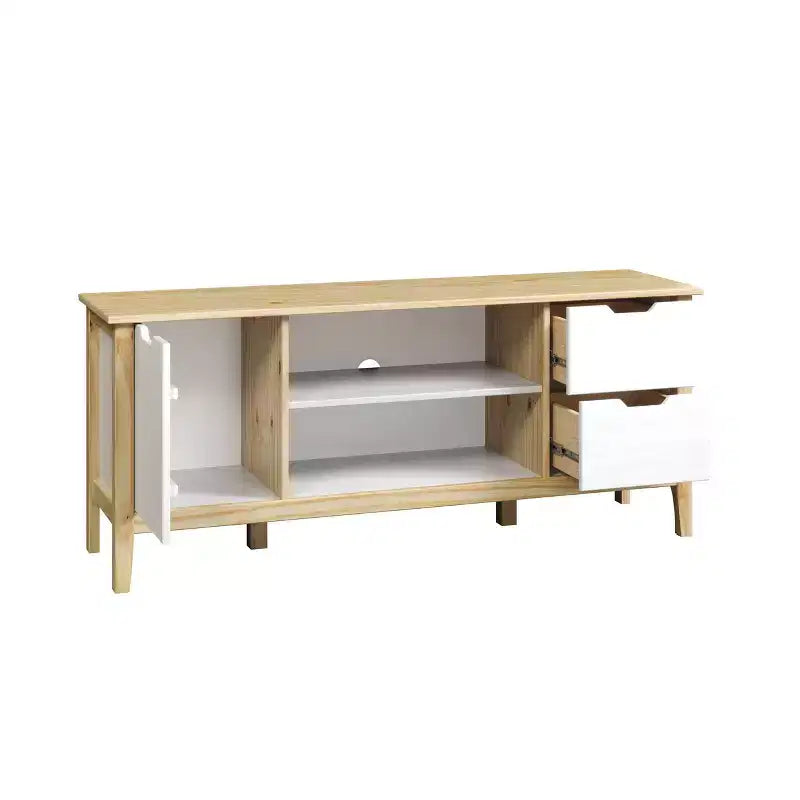 Console média en bois