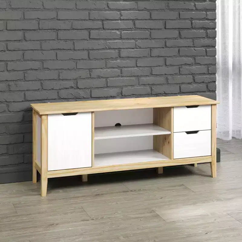 Console média en bois
