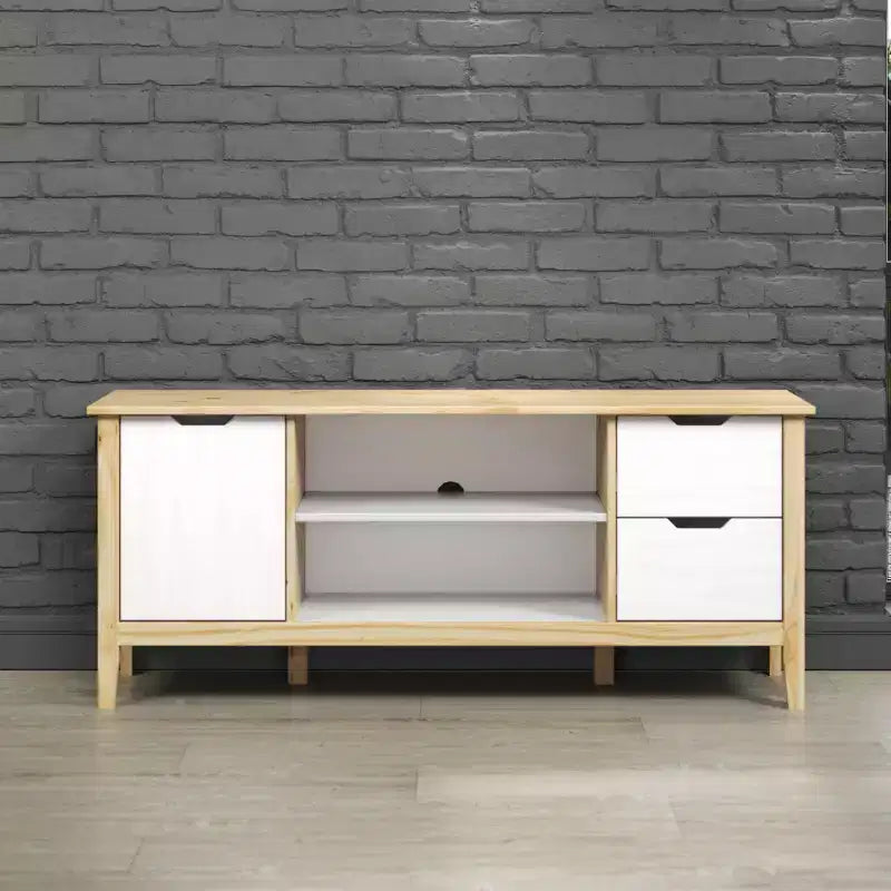 Console média en bois