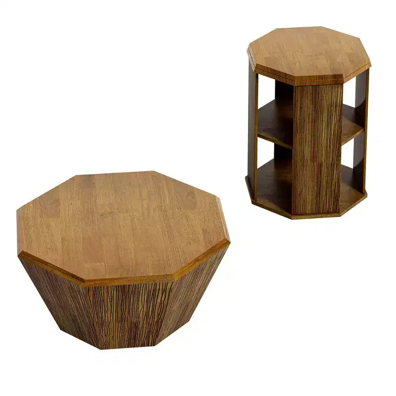 Table basse octogonale
