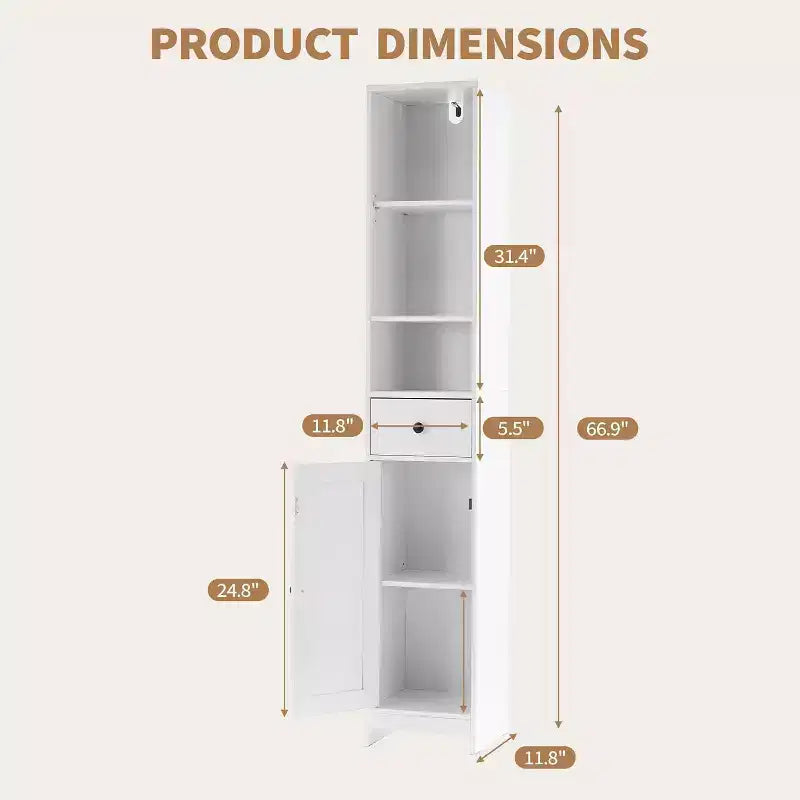 Meuble colonne étroit