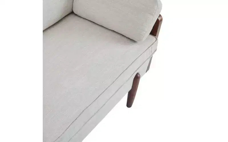 Canapé trois places moderne en tissu
