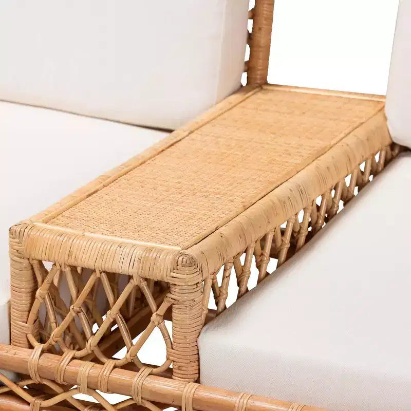 Canapé en rotin naturel