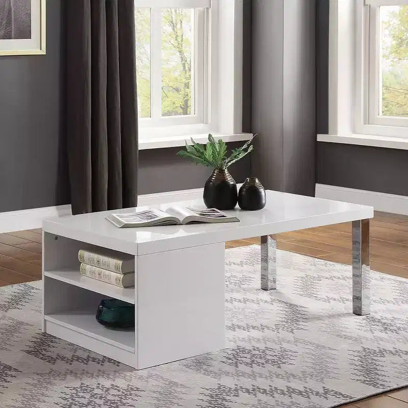 Table basse blanche