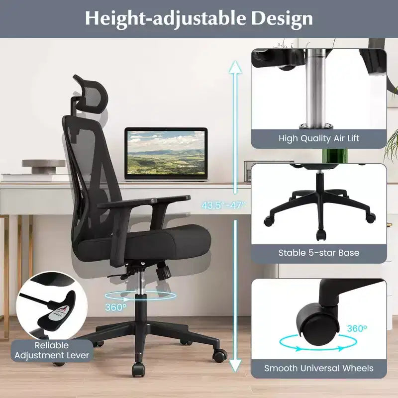 Chaise de bureau ergonomique