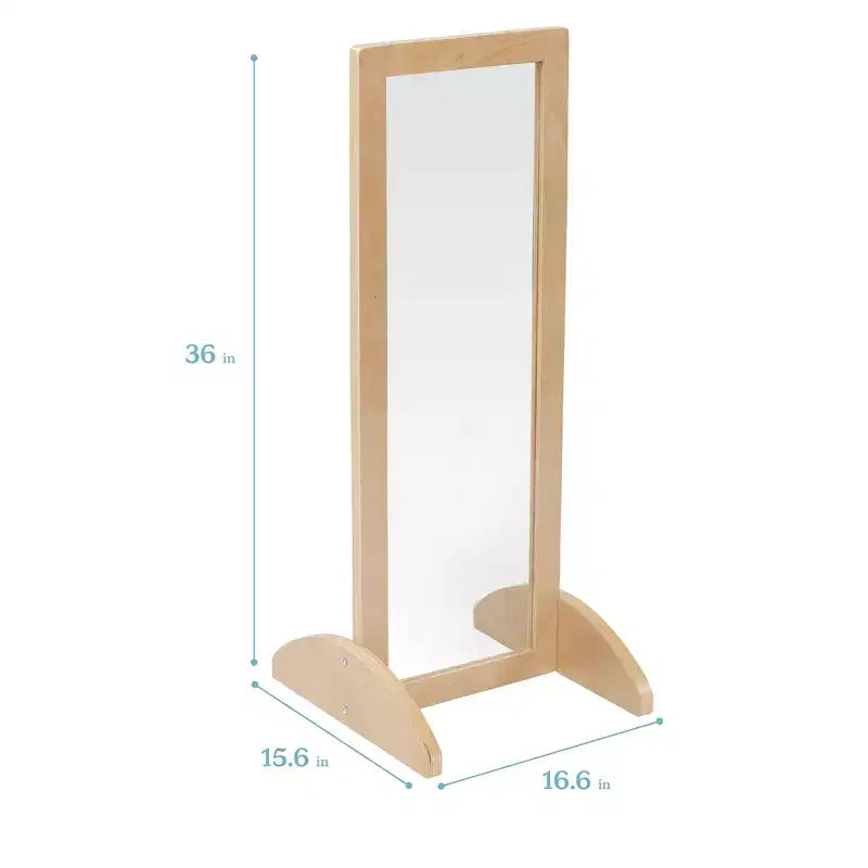 Miroir bidirectionnel (sans tain) en bois pour enfants