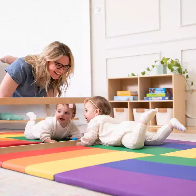 Miroir bidirectionnel (sans tain) en bois pour enfants