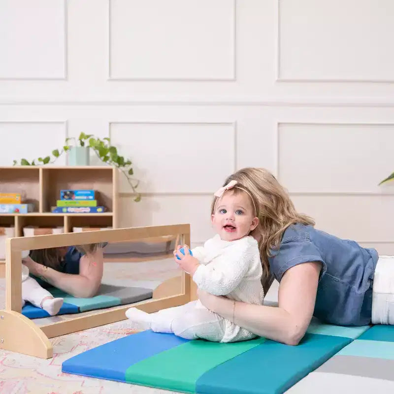 Miroir bidirectionnel (sans tain) en bois pour enfants