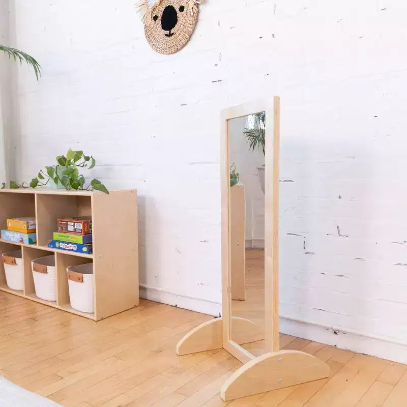 Miroir bidirectionnel (sans tain) en bois pour enfants
