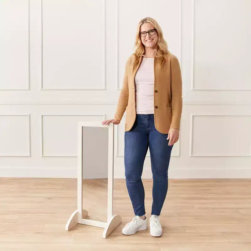 Miroir bidirectionnel (sans tain) en bois pour enfants
