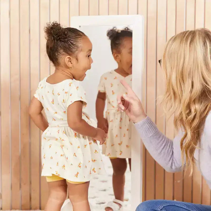 Miroir bidirectionnel (sans tain) en bois pour enfants