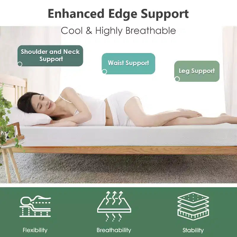 Matelas en mousse à mémoire de forme au gel