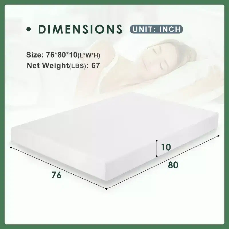 Matelas en mousse à mémoire de forme au gel