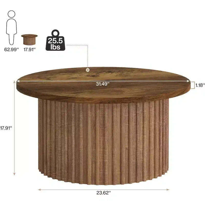 Table basse ronde