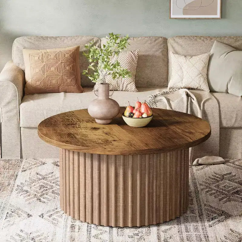 Table basse ronde