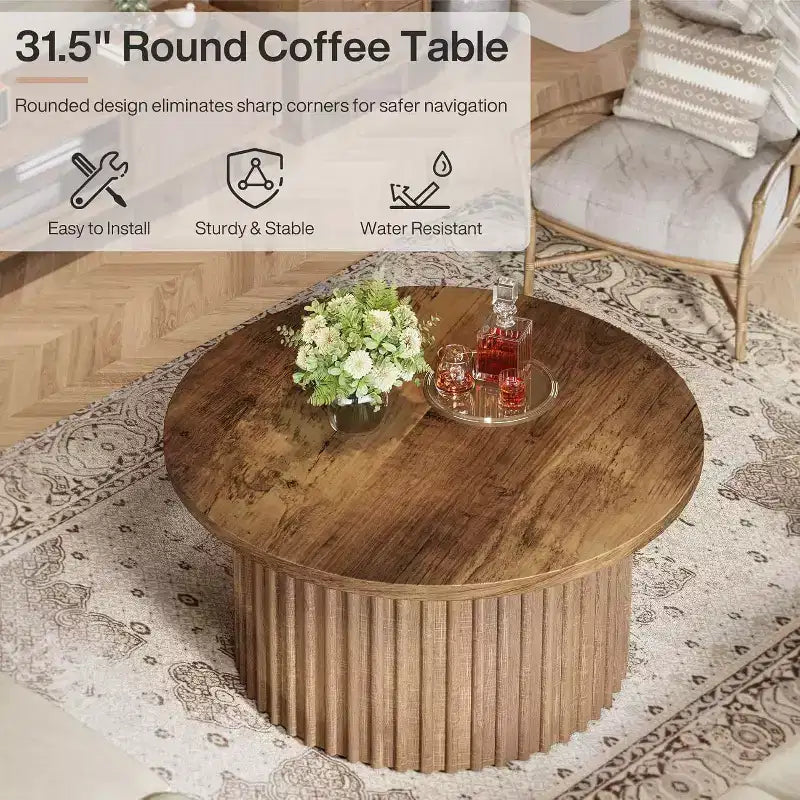 Table basse ronde