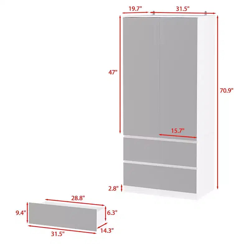 Armoire blanche