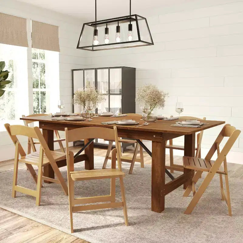 chaises de salle à manger en bois massif