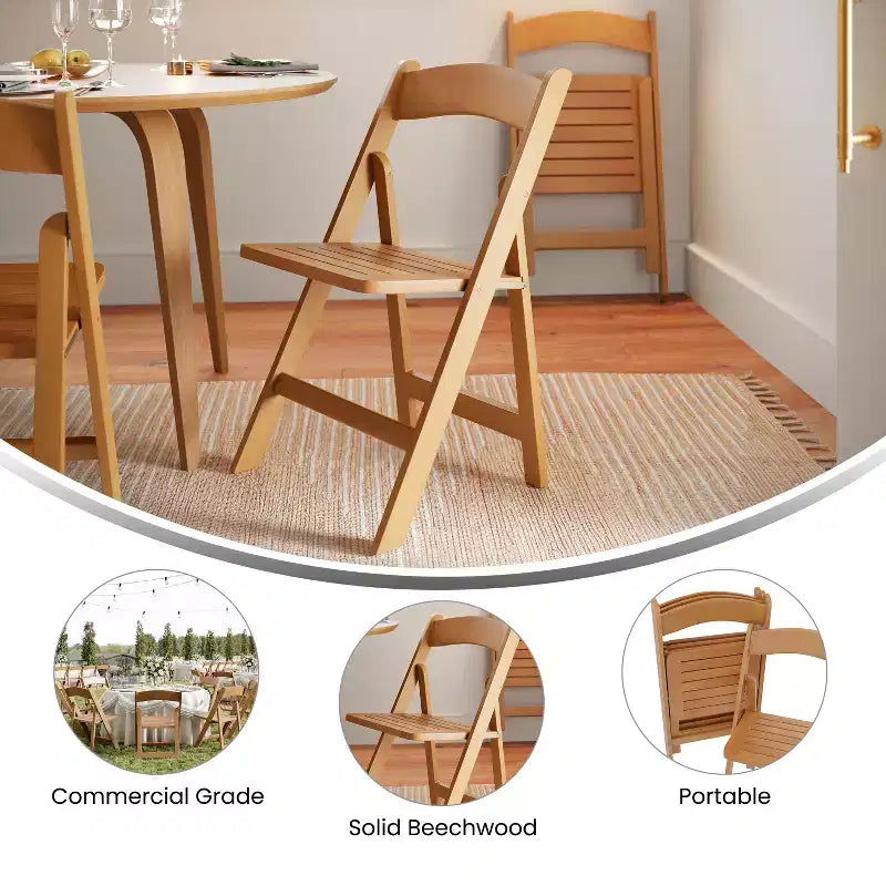 chaises de salle à manger en bois massif