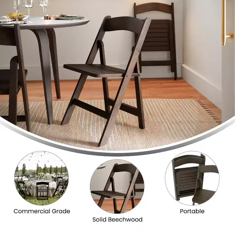 chaises de salle à manger en bois massif