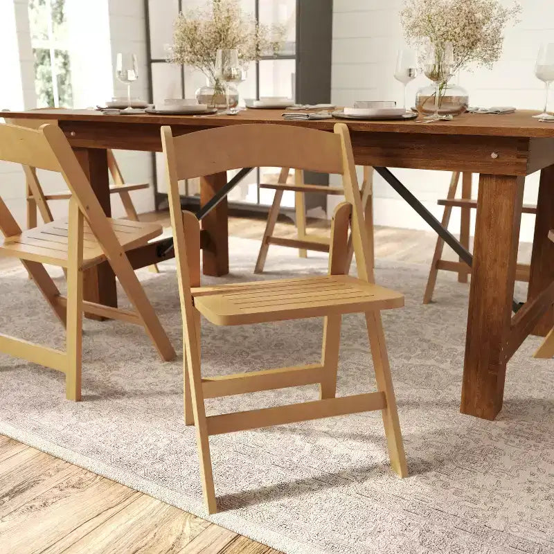 chaises de salle à manger en bois massif