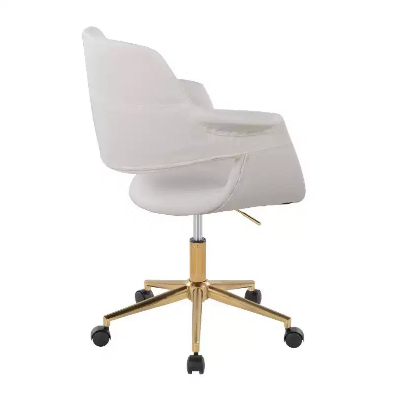 Chaise de bureau au style rétro