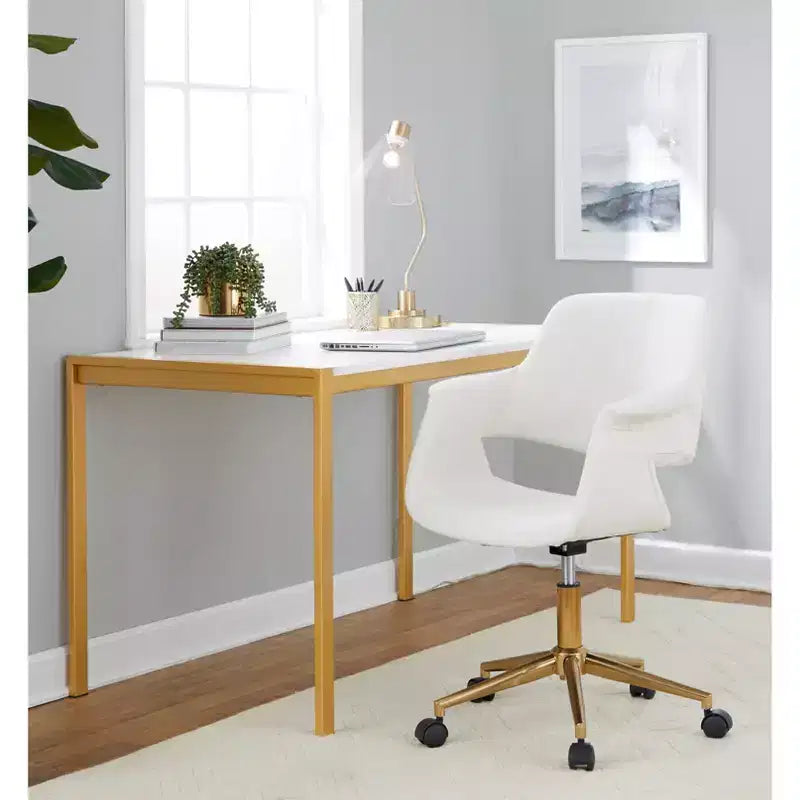Chaise de bureau au style rétro