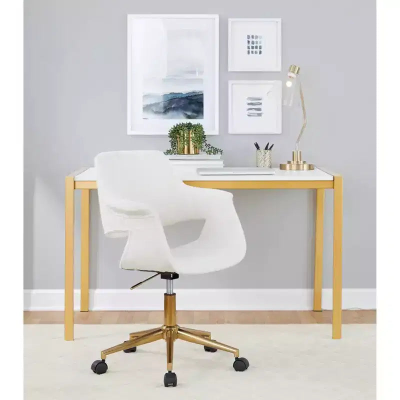 Chaise de bureau au style rétro