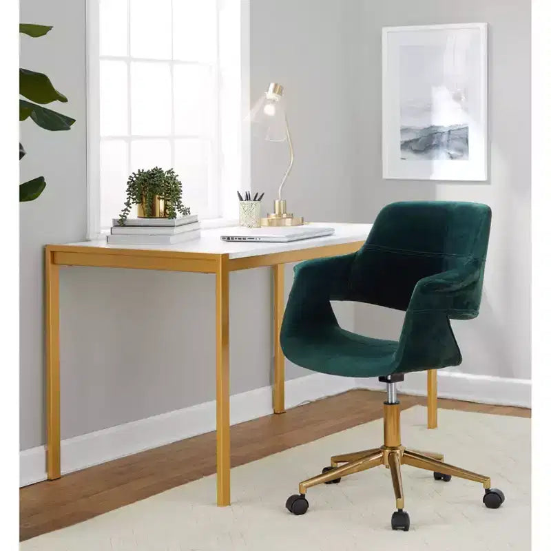 Chaise de bureau au style rétro
