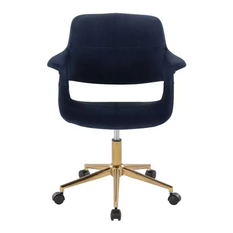 Chaise de bureau au style rétro