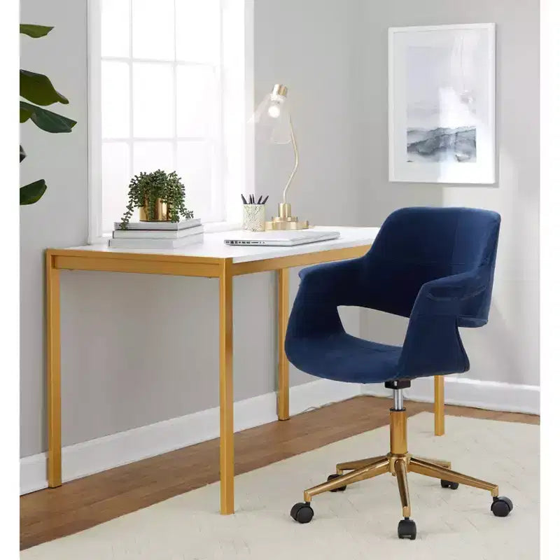 Chaise de bureau au style rétro