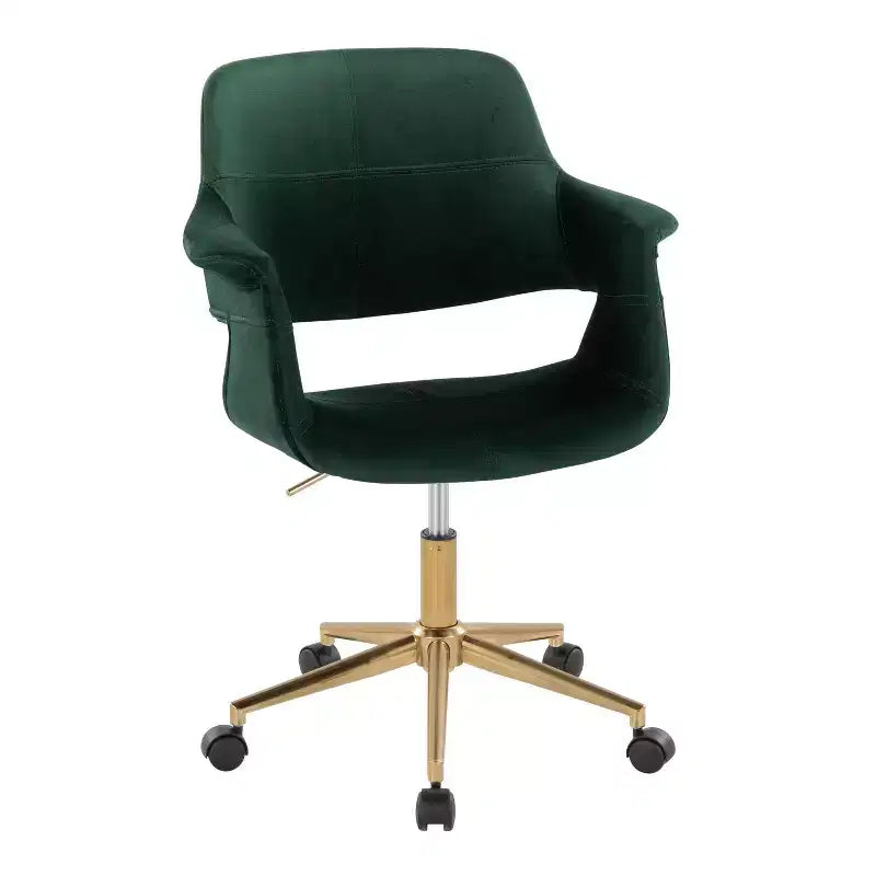 Chaise de bureau au style rétro