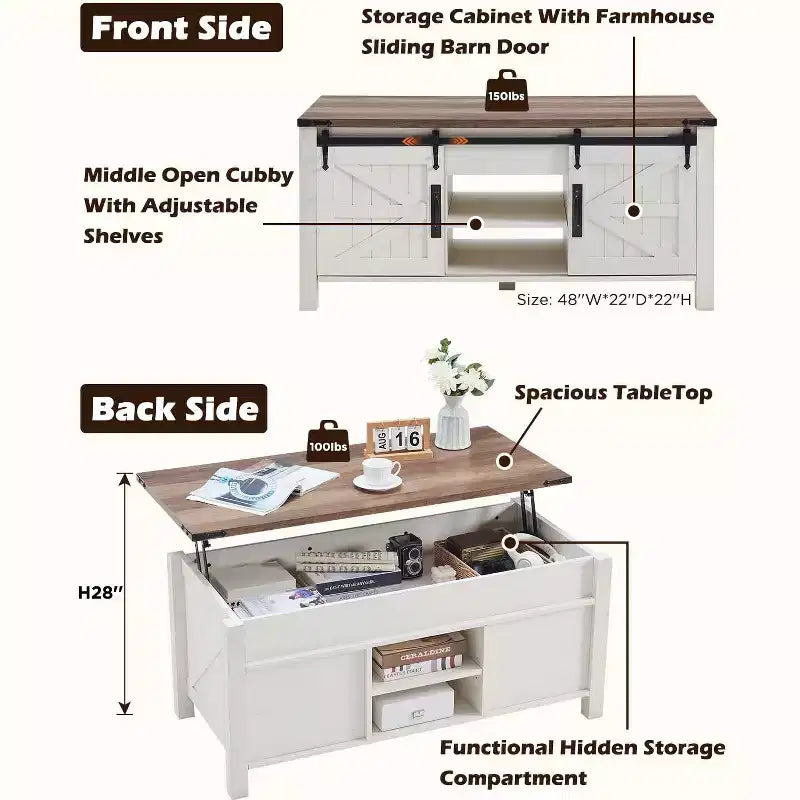 Table basse réglable