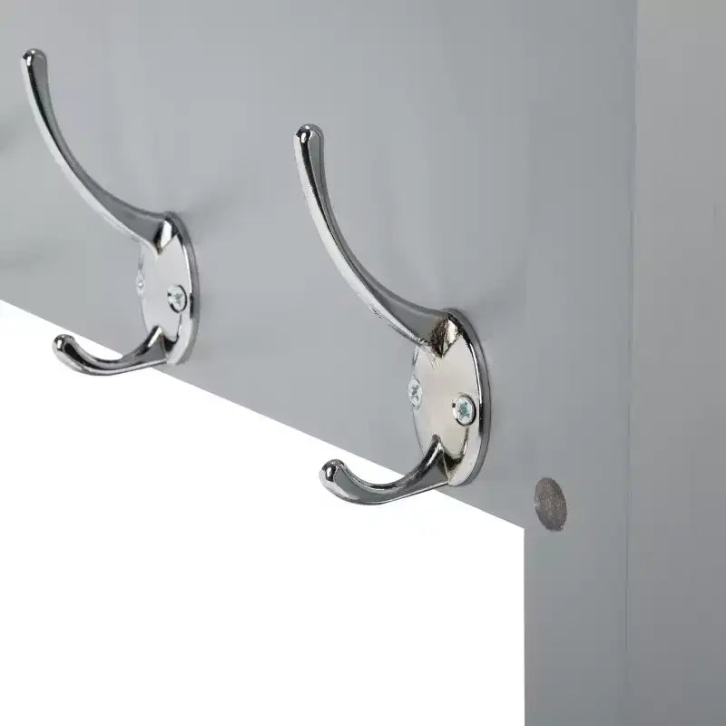 Étagère de rangement à double tiroir et double couche avec porte simple