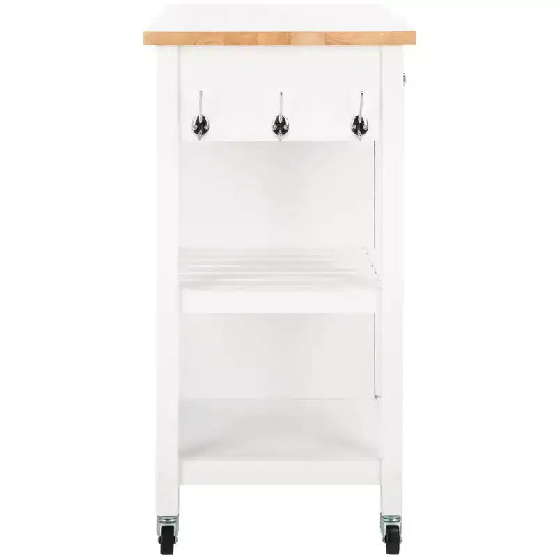 Étagère de rangement à double tiroir et double couche avec porte simple
