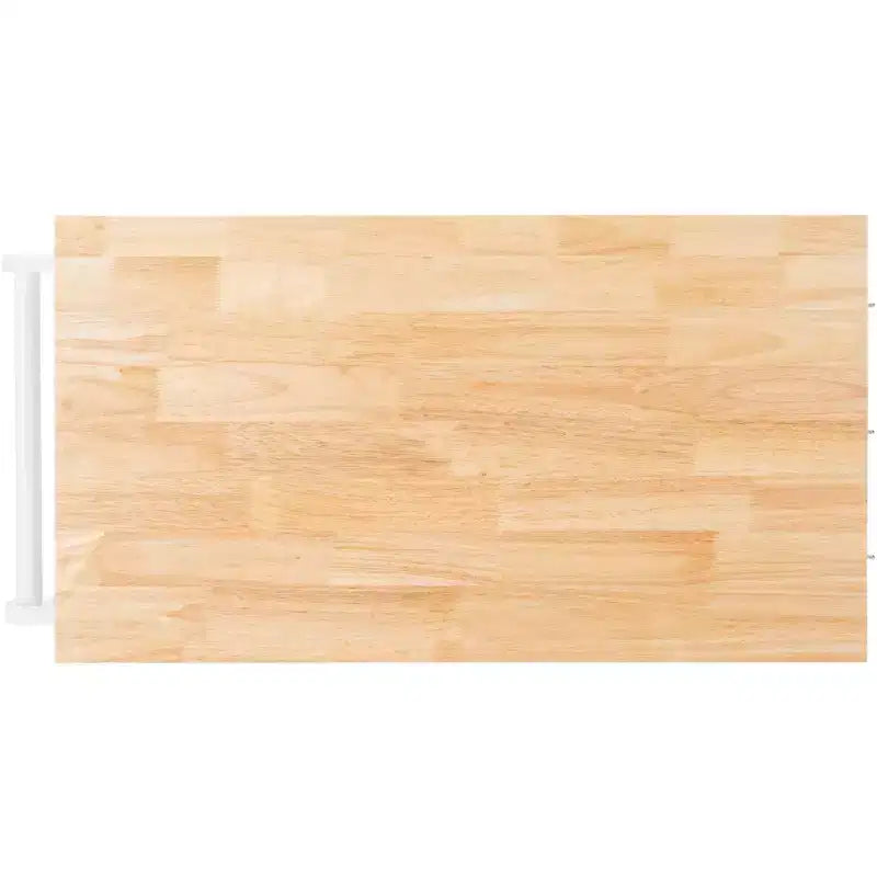 Étagère de rangement à double tiroir et double couche avec porte simple