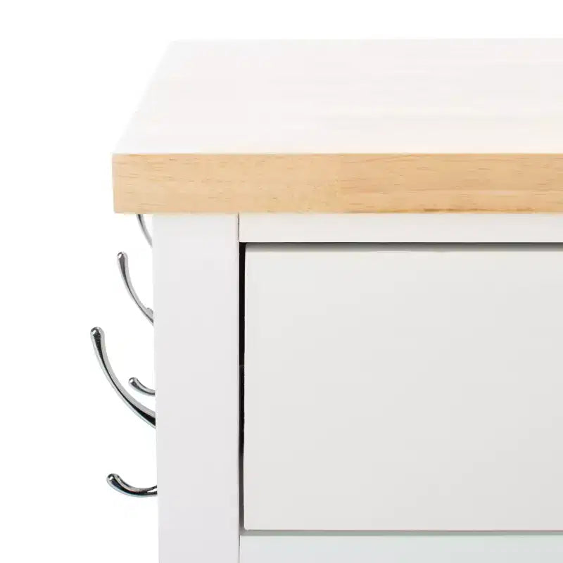 Étagère de rangement à double tiroir et double couche avec porte simple