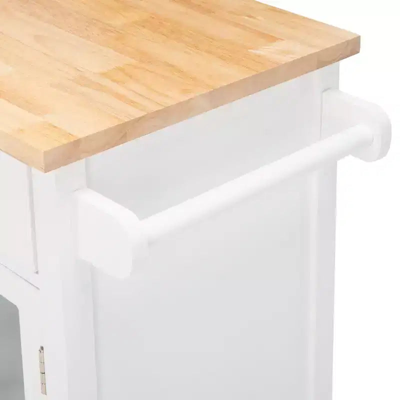 Étagère de rangement à double tiroir et double couche avec porte simple