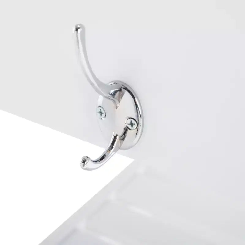 Étagère de rangement à double tiroir et double couche avec porte simple