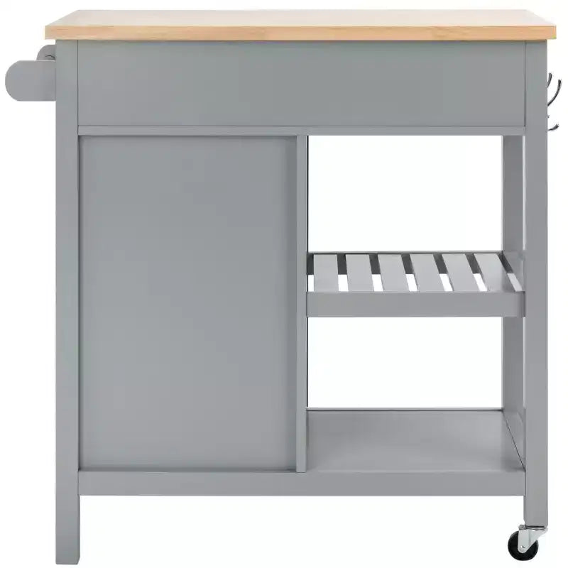 Étagère de rangement à double tiroir et double couche avec porte simple