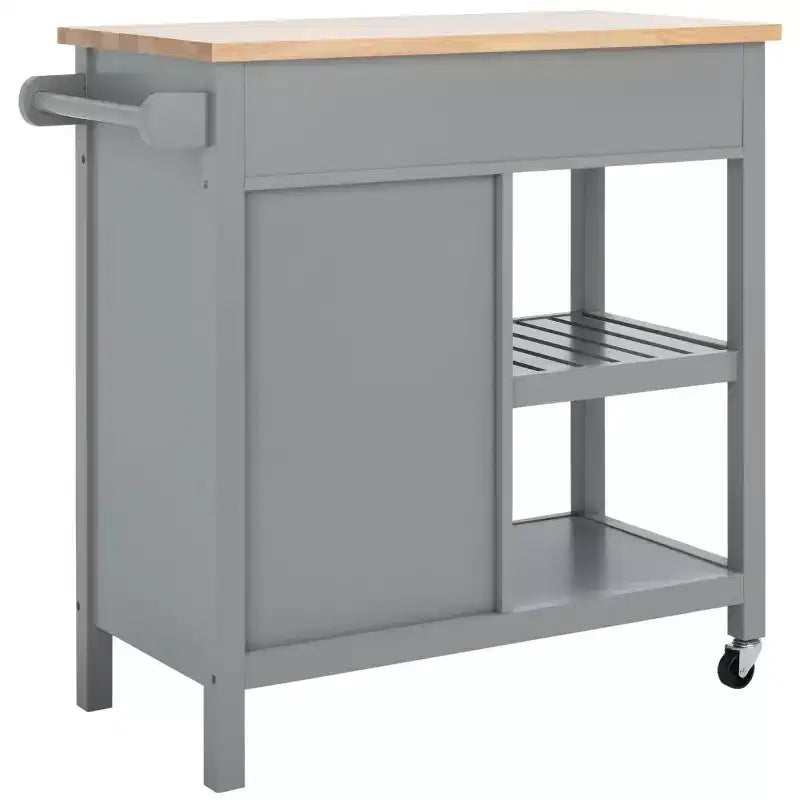 Étagère de rangement à double tiroir et double couche avec porte simple