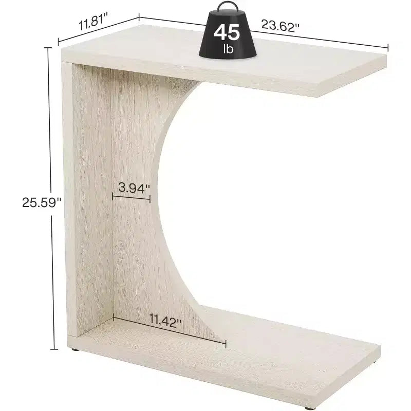 Table d'appoint en C