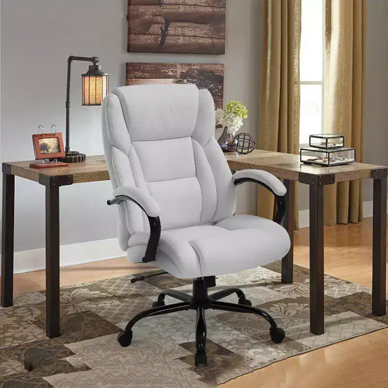 Fauteuil de bureau massant, en cuir PU