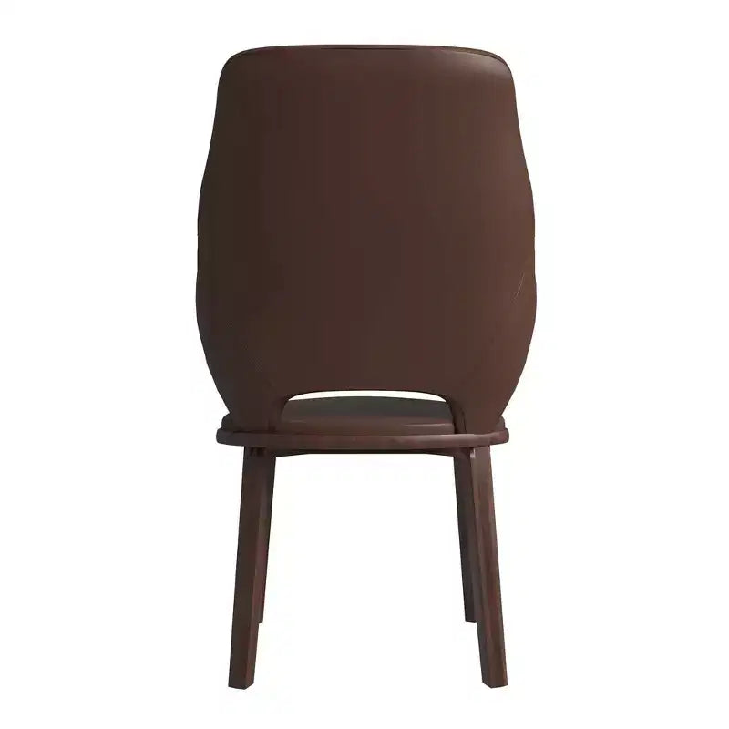 Chaise de salle à manger moderne Collection en brun foncé