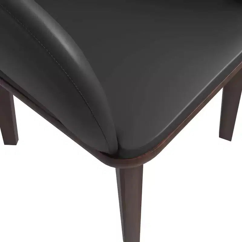 Chaise de salle à manger moderne Collection en brun foncé