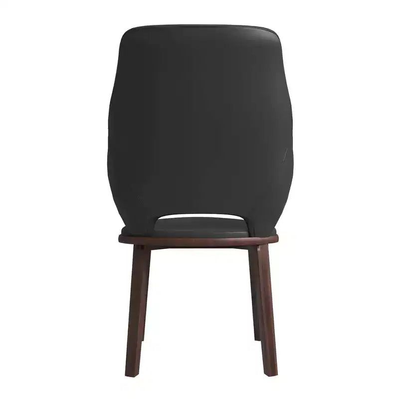 Chaise de salle à manger moderne Collection en brun foncé