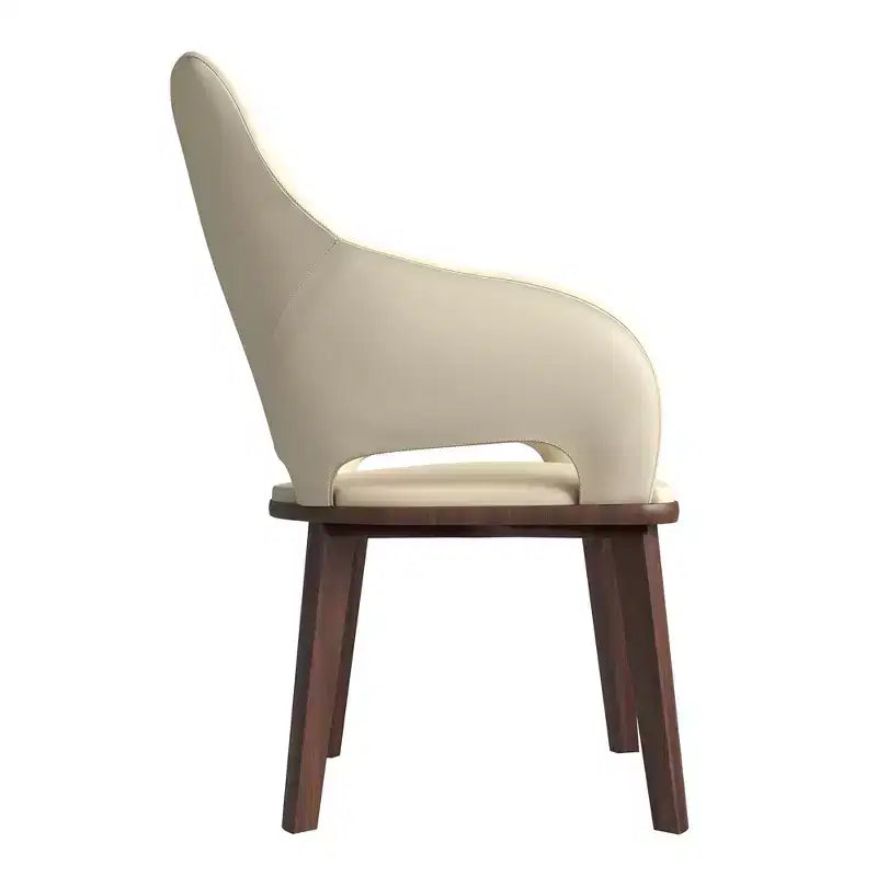 Chaise de salle à manger moderne Collection en brun foncé