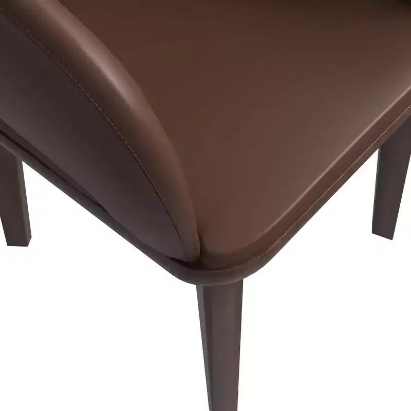 Chaise de salle à manger moderne Collection en brun foncé