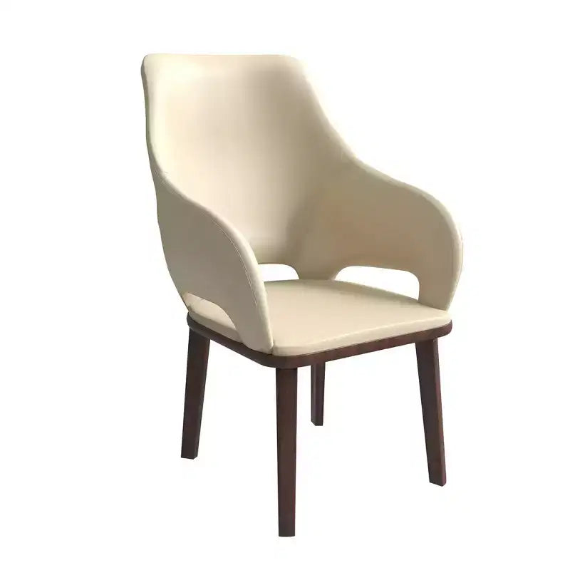 Chaise de salle à manger moderne Collection en brun foncé